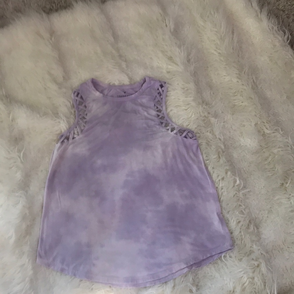 AE light lavender tank top sz S